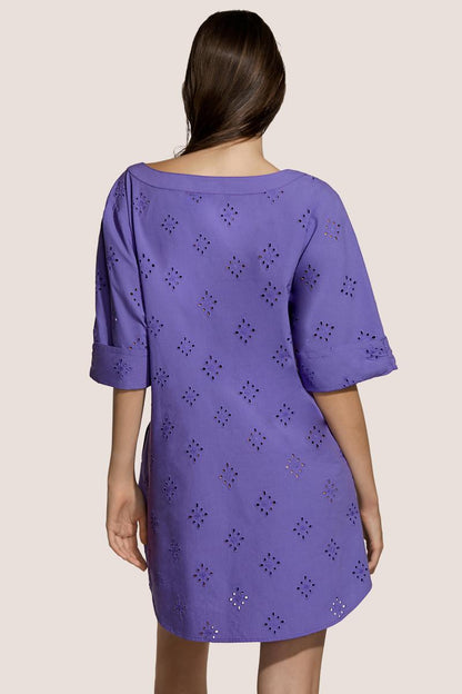 Andres Sarda Swimwear DREW swimwear kaftan in Lavender