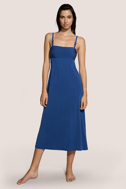 Andres Sarda Swimwear GRAY swimwear dress long in ocean