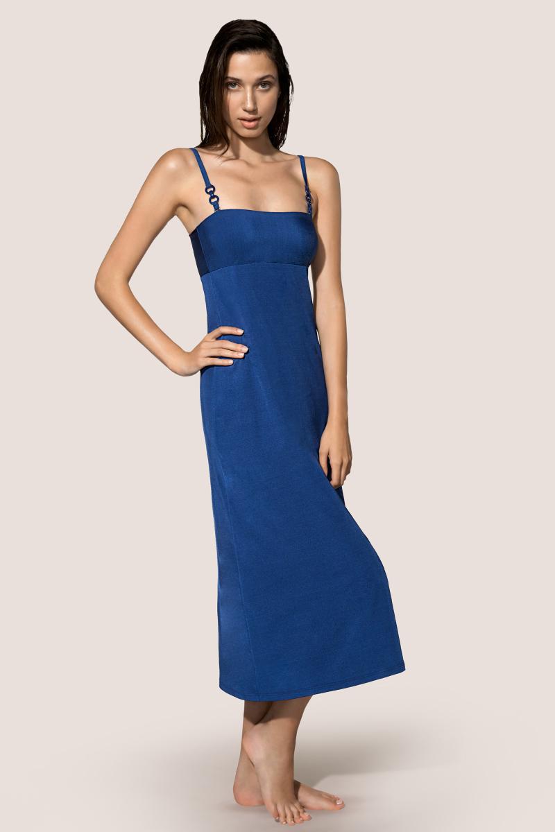 Andres Sarda Swimwear GRAY swimwear dress long in ocean