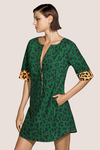 Andres Sarda Swimwear NORMA swimwear kaftan in Wild