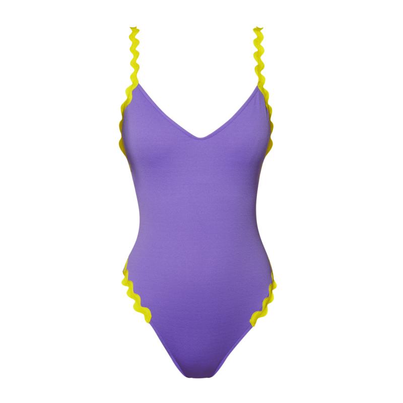 Andres Sarda Swimwear DREW Swimsuit boat neck remov. pads in Lavender