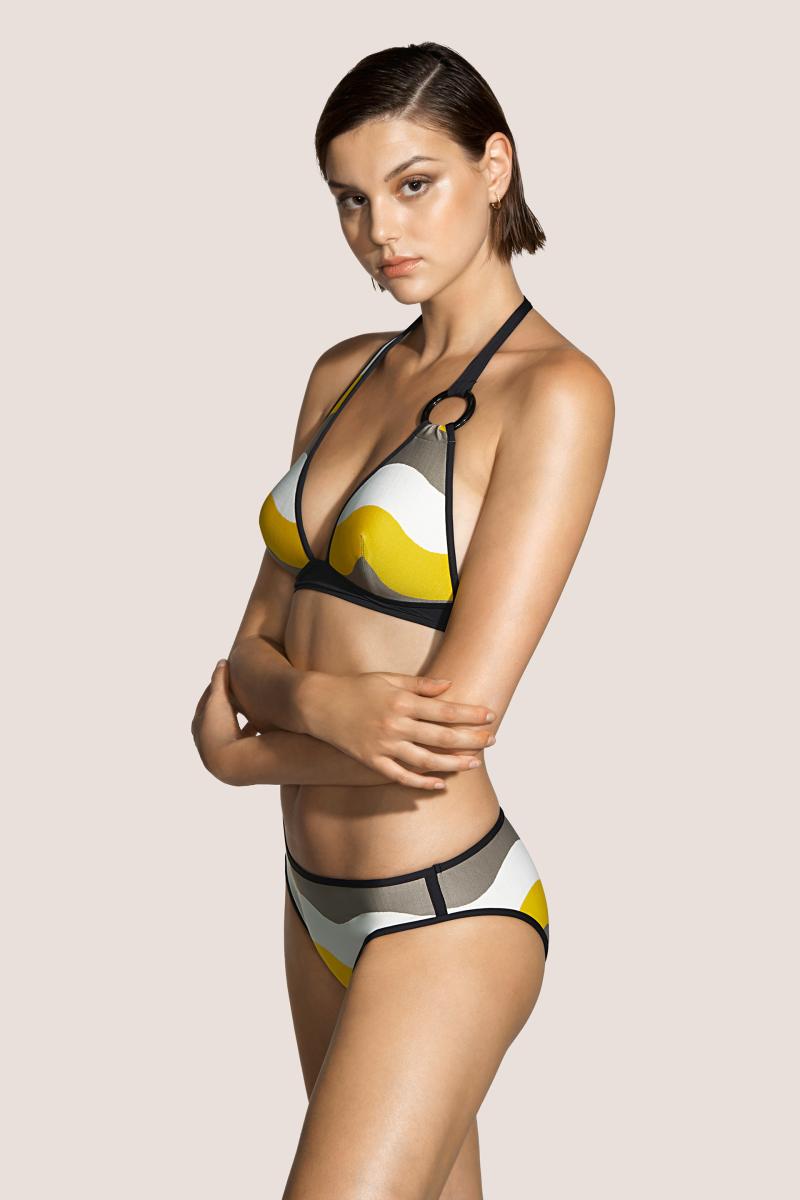 Andres Sarda Swimwear DENIS padded triangle bikini top in sun