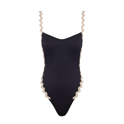 Andres Sarda Swimwear DREW special swimsuit in navy blue