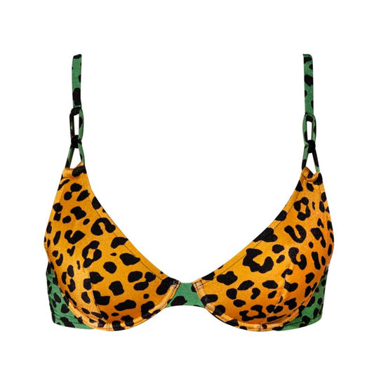 Andres Sarda Swimwear NORMA full cup bikini top in Wild