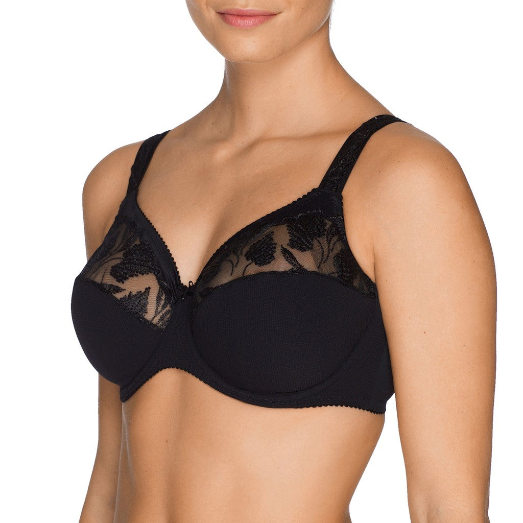 PrimaDonna Eternal Comfort Wire Bra in Black-UK 44H / EU 100H / US 44H