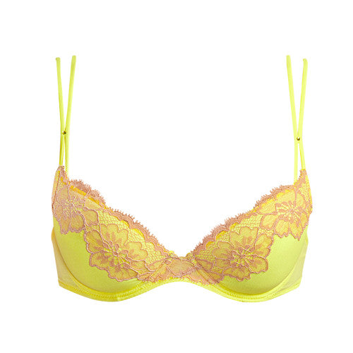 Andres Sarda EDEN ROCK push-up bra removable pads in Blazing Yellow