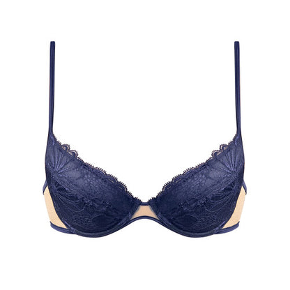 Andres Sarda TYNG push-up bra removable pads in evening blue