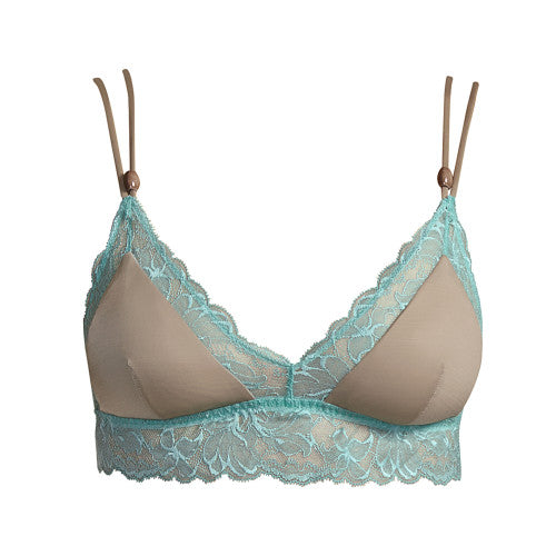 Andres Sarda LONG full cup bra wireless in sahara