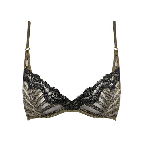 Andres Sarda OXMAN full cup bra in olive green