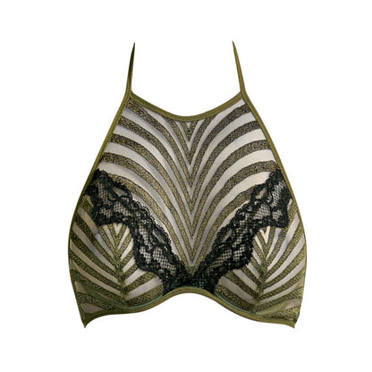 Andres Sarda OXMAN image bra in olive green