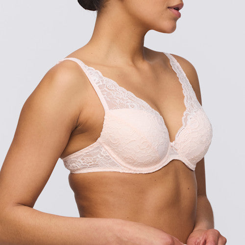 Marie Jo Cyrile Padded Plunge Bra in Crystal Pink