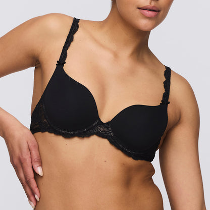 Marie Jo Cyrile Padded Bra Heartshape Bra in Black