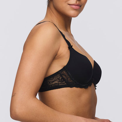Marie Jo Cyrile Padded Bra Heartshape Bra in Black
