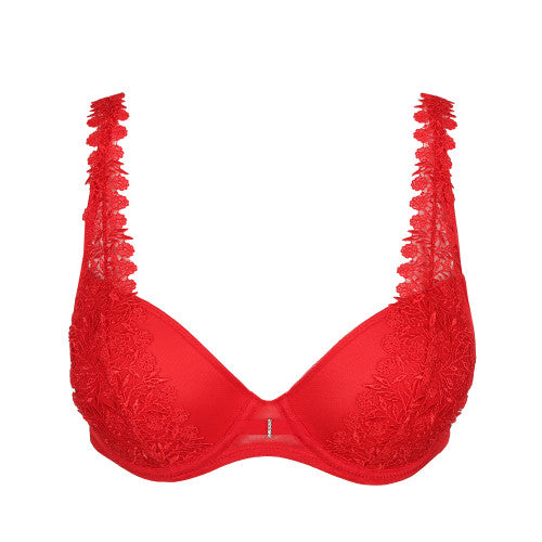 Marie Jo DANAE padded plunge bra in Red