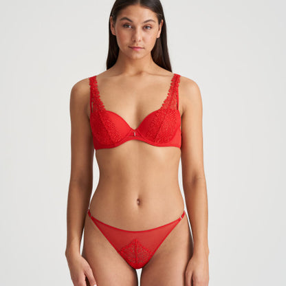 Marie Jo DANAE padded plunge bra in Red