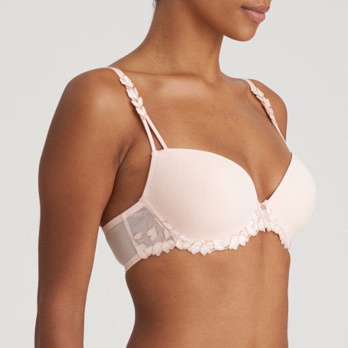Marie Jo LEDA padded plunge bra in glossy pink