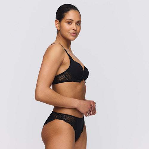 Marie Jo Cyrile Padded Bra Heartshape Bra in Black