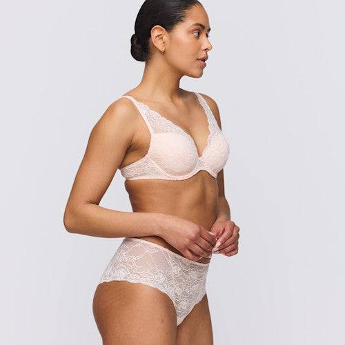 Marie Jo Cyrile Padded Plunge Bra in Crystal Pink