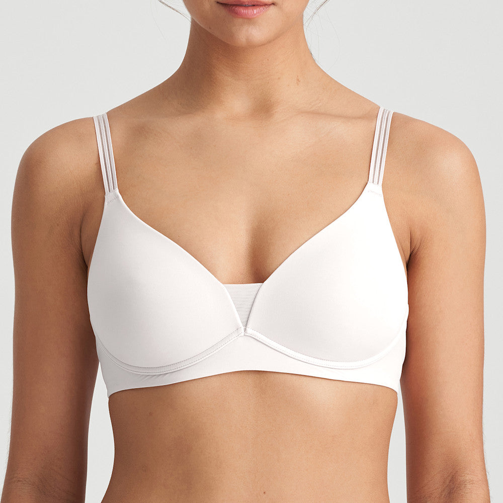 Marie Jo Louie Full Cup Wireless Bra in Natural
