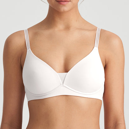 Marie Jo Louie Full Cup Wireless Bra in Natural
