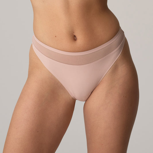Marie Jo Louie Thong in Powder Rose
