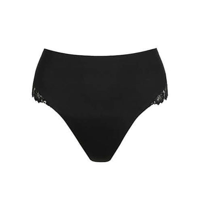 Marie Jo Soft Studio Smoothing Thong in Black, featuring exquisite softness and comfort.