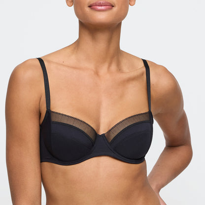 Marie Jo Milao full cup wire bra in black