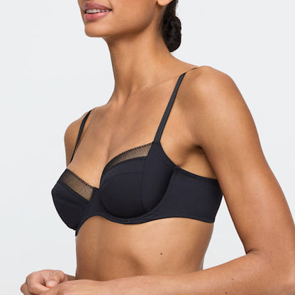 Marie Jo Milao full cup wire bra in black
