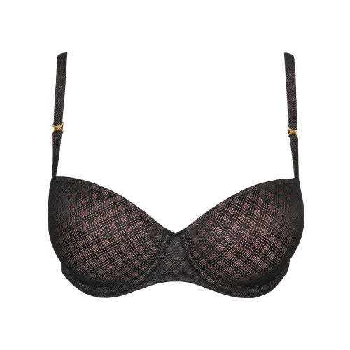 Marie Jo L'Aventure CHANNING padded balcony bra in black