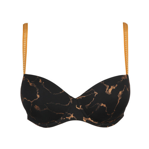 Marie Jo L'Aventure COLIN padded balcony bra in Marble Black