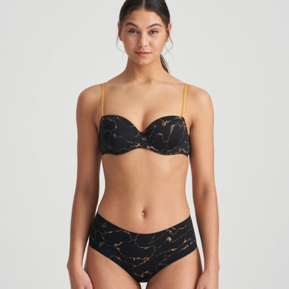 Marie Jo L'Aventure COLIN padded balcony bra in Marble Black