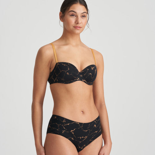 Marie Jo L'Aventure COLIN padded balcony bra in Marble Black