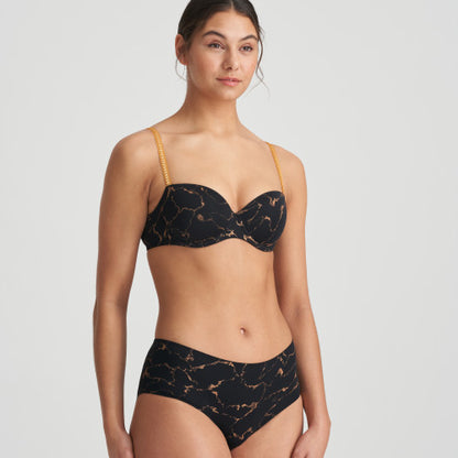 Marie Jo L'Aventure COLIN padded balcony bra in Marble Black