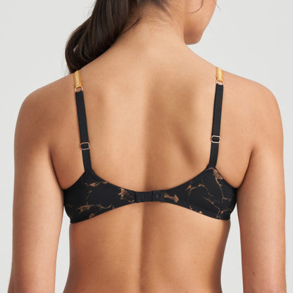 Marie Jo L'Aventure COLIN padded balcony bra in Marble Black