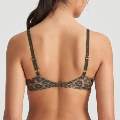 Marie Jo L'Aventure HUGH padded bra - heart shape in olive green