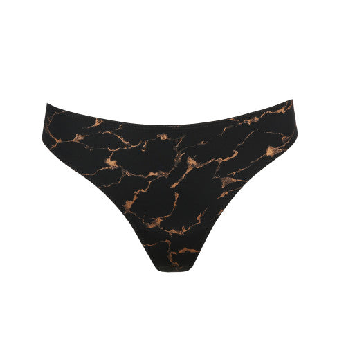 Marie Jo L'Aventure COLIN thong in Marble Black