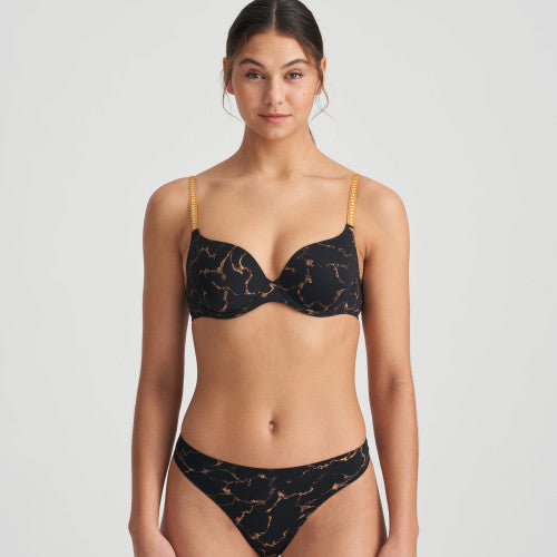 Marie Jo L'Aventure COLIN thong in Marble Black