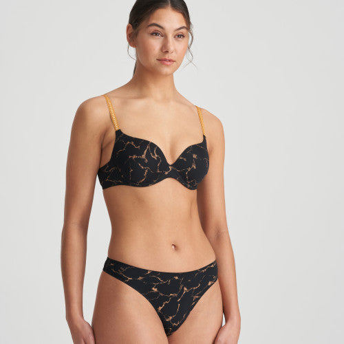 Marie Jo L'Aventure COLIN thong in Marble Black