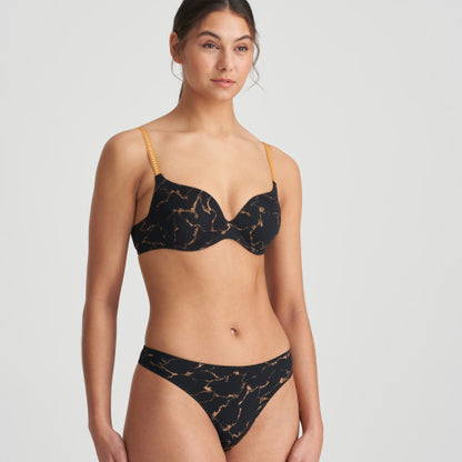 Marie Jo L'Aventure COLIN thong in Marble Black