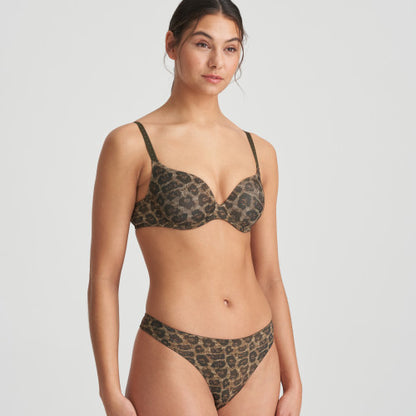 Marie Jo L'Aventure HUGH thong in olive green
