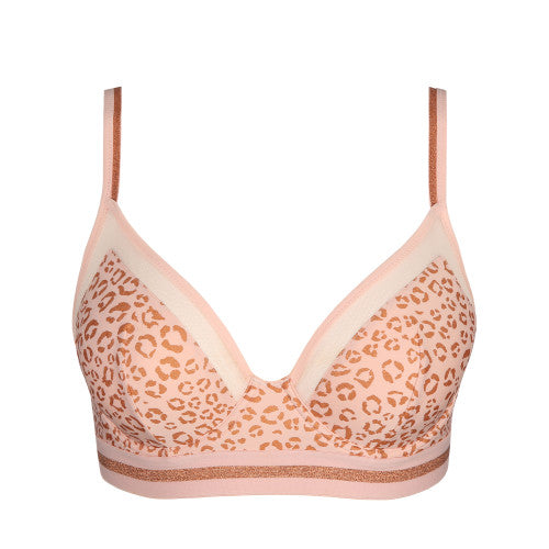 Marie Jo BENICIO plunge bra longline in pearly pink