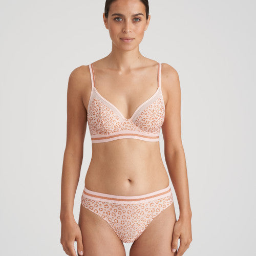 Marie Jo BENICIO plunge bra longline in pearly pink