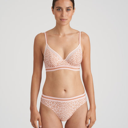 Marie Jo BENICIO plunge bra longline in pearly pink
