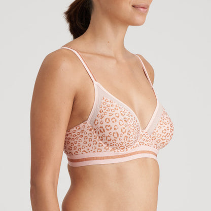 Marie Jo BENICIO plunge bra longline in pearly pink
