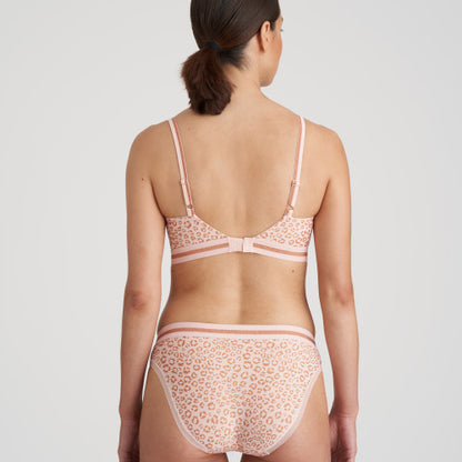 Marie Jo BENICIO plunge bra longline in pearly pink