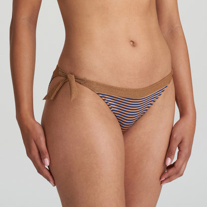 Marie Jo Swim SATURNA bikini briefs waist ropes in Ocean Bronze