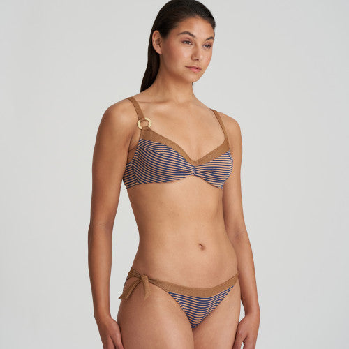Marie Jo Swim SATURNA bikini briefs waist ropes in Ocean Bronze