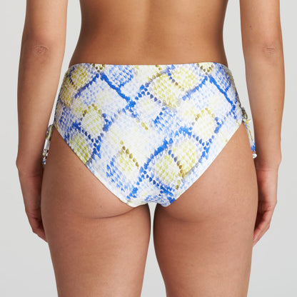 Marie Jo Swim LUNDEY bikini full briefs ropes in Lime Snake