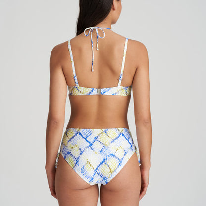 Marie Jo Swim LUNDEY bikini full briefs ropes in Lime Snake