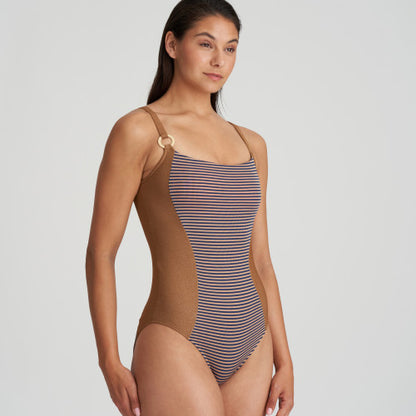 Marie Jo Swim SATURNA padded swimsuit wireless in Ocean Bronze